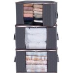 Sac de rangement pour couette en �pais non - tiss� sac de rangement sous lit pour �dredons couvertures ...