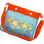 Sac de rangement en maille pour enfants avec double fermoir et motif sur le th�me marin, essentiel pour ...