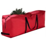 Sac de rangement pour sapin de no�l en tissu oxford pliable d�coratif rectangle rouge
