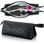 Sac de rangement pour s�che - cheveux en cuir pu compatible avec le s�che - cheveux dyson supersonic, ...