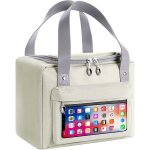 Sac repas / sac isotherme / sac d'isolation thermique / sac  djeuner  bandoulire avec poche cran ...