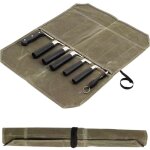 Sac � roulettes pour cuisiniers avec 7 compartiments, sac � couteaux de chef portable, sac de rangement ...