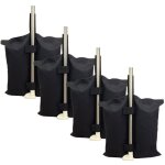 Sacs de sable de kiosque de poids, lot de 4 sacs de sable, sacs de poids pour tentes de rception de ...