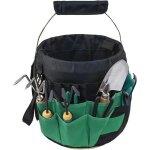 Sac de seau d'outils de jardinage avec 42 poches - ext�rieur multifonctionnel oxford / toile plus robuste ...