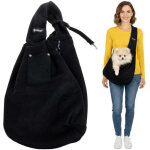 Sac de transport pour animaux avec harnais et doublure douce