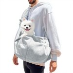 Sacs de transport bandouli�re, gris sac bandouliere chien avec capacit� de charge de 7, 5 kg, sacs de ...