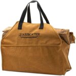 Sac de transport bois de chauffage, robuste et r�sistant pour b�ches - 60x46x26cm de 50l. panier multi ...
