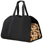 Sac de transport pour bois de chauffage, toile sac � b�che chemin�e, sac transport buches r�sistant � ...