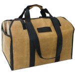 Sac de transport pour bois de chemin�e - robuste avec poign�es et sangle de s�curit� pour camping et ...