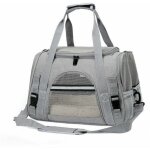 Sac de transport pour chat, cage pliable et respirante avec sangles r�glables, id�al pour chatons, chiots ...