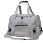 Sac transport chat, sac transport chien respirant et pliable, caisse de transport chat avec bandouli�re ...