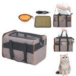 Sac de transport pour chat mophorn avec roulettes, sac de transport pour animaux de compagnie � roulettes ...
