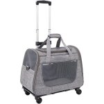 Sac de transport pour chat avec roulettes pour animaux domestiques 2 en 1 sac a dos chat chiens avec ...