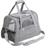 Sac de transport pliable pour chiens et chats, portable, approuv� par les compagnies a�riennes, pratique ...