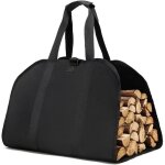 Sac de transport en toile pour bois de chauffage - sac de transport portable pour bois de chauffage - ...