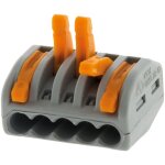 Wago - sachet de 5 bornes 5 entr�es s�rie 222