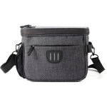 Sacoche de guidon v�lo, sac avant de v�lo �tanche, sac de panier de v�lo de grande capacit� sacoches ...