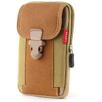 Sacoche de t�l�phone portable en toile avec bandouli�re et �tui vertical pour t�l�phone portable