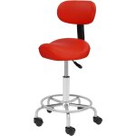 Saddle chaise pivotante avec dossier, chaises de bar ergonomique, hauteur et inclinaison r�glables, tabouret ...