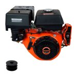 Moteur essence 4 temps 16cv dmarrage lectrique + poulie moteur 25mm f