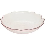 Saladier fleur de rose 26 rose - atmosphera cr�ateur d'int�rieur