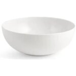 Saladier hamptons � 25 cm en porcelaine blanche