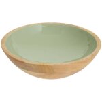 Saladier inaya d25cm vert et manguier - atmosphera cr�ateur d'int�rieur