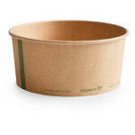 Saladier en papier kraft 1500 ml diam�tre 185 mm 50 pi�ces.