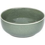 Saladier terre inconnue vert kaki d21, 5xp9cm - atmosphera cr�ateur d'int�rieur