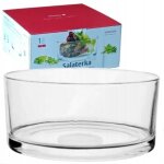 Saladier en verre simple bol de 20 cm salade en couches produit polonais beau
