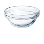 Saladiers en verre tremp empilables  6  29 cm - arcoroc - lot de 6