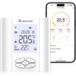 Salcar thermostat connecté wifi pour chaudière gaz / chauffage au sol eau compatible amazon alexa et ... Salcar thermostat connecté wifi pour chaudière gaz / chauffage au sol eau compatible amazon alexa et ...