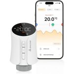 Salcar wifi thermostat connect trv706w tte thermostatique compatible avec amazon alexa & google home ...