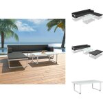 Vidaxl - salon de jardin 4 pcs et coussins aluminium noir - canapé extérieur - salon de jardin - meubles ... Vidaxl - salon de jardin 4 pcs et coussins aluminium noir - canapé extérieur - salon de jardin - meubles ...