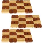 Lot de 3 dessous de plat carrés en bambou collection kinvara - san ignacio Lot de 3 dessous de plat carrés en bambou collection kinvara - san ignacio