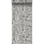 Sanders&sanders - papier peint zèbres noir et blanc Sanders&sanders - papier peint zèbres noir et blanc