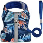 Sangle de poitrine r�glable pour animaux de compagnie (bleu fonc� s) - fei yu