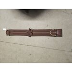 Sangle western noprne marron 100 cm ajustable et rsistante