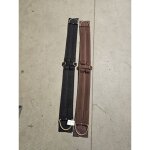 Sangle western tissu marron 120cm ajustement confortable