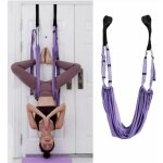 Sangle de yoga a�rienne hamac de yoga balan�oire de yoga bande extensible anti - gravit� pour exercices ...
