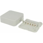 Bote de drivation en saillie avec 5 bornes env. 78 x 78 x 28 mm