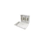 Le sanitaire - coffret de drivation hensel 2 x 5 ples 1, 5 - 2, 5 mm 3 phases, 4 mm 1 phase