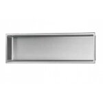 Sanitaire - niche murale  encastre inox bross - 30x90cm
