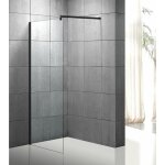Sanitaire - paroi de douche walk in black 90cm