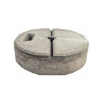 Le sanitaire - socle de bton c45 / 55 avec cavit de prise plaque monte et cale