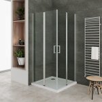 Saniverre - sofia cabine de douche 70 x 90 cm h. 180 porte pivotante pliante verre 6 mm transparent, ... Saniverre - sofia cabine de douche 70 x 90 cm h. 180 porte pivotante pliante verre 6 mm transparent, ...