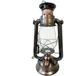 Sans marque - lampe tempte couleur bronze en mtal 30 cm