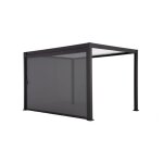 Sans marque store d�roulant gris anthracite 3. 7 x 2. 36 pour pergola prima 4x3