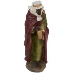 Santon pour cr�che de no�l h. 20cm r�sine assorti - atmosphera cr�ateur d'int�rieur