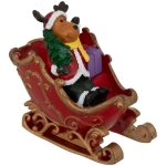 Santon pour village personnage avec luge h. 9cm assorti - feeric lights & christmas